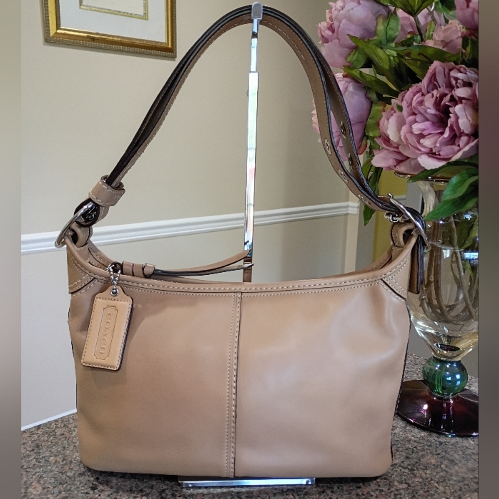 Coach Leather Hobo Convertible Bag
